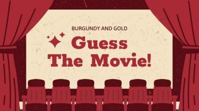 Burgundy Guess The Movie Game Slides