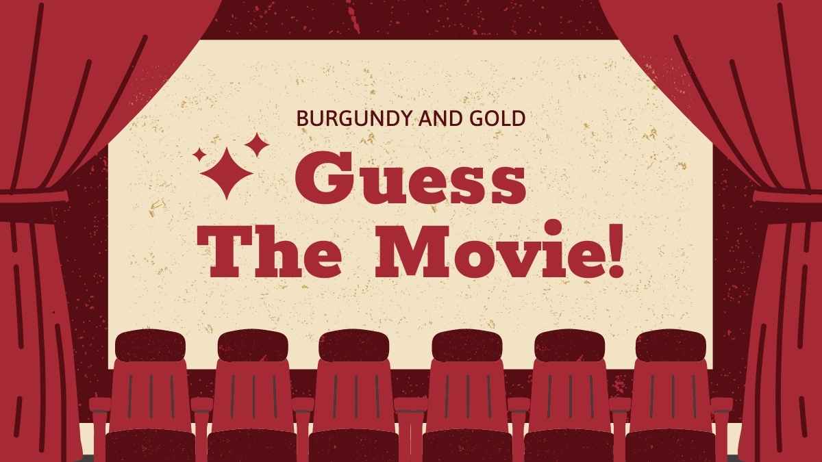 Burgundy Guess The Movie Game Slides - slide 1