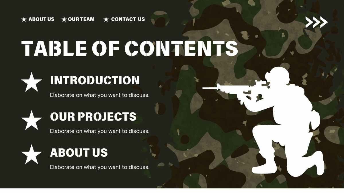 Camouflage Military Background - slide 2