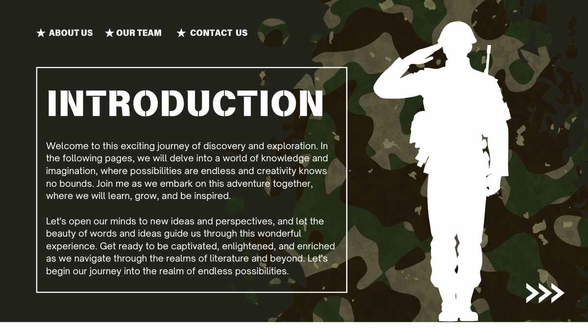 Camouflage Military Background - slide 4