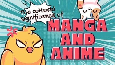 Cartoon Cultural Significance of Manga and Anime Slides