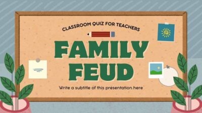 Chalkboard Family Feud Classroom Quiz for Teachers