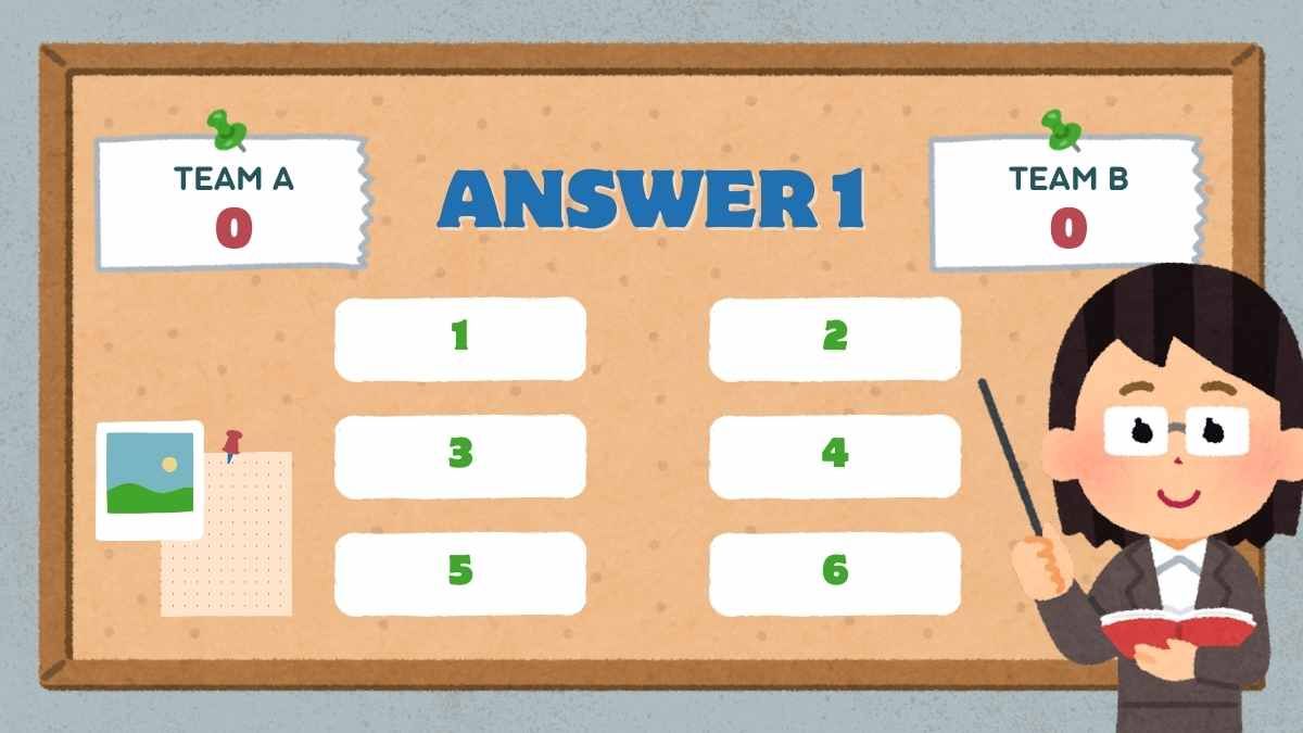 Chalkboard Family Feud Classroom Quiz for Teachers - diapositiva 7