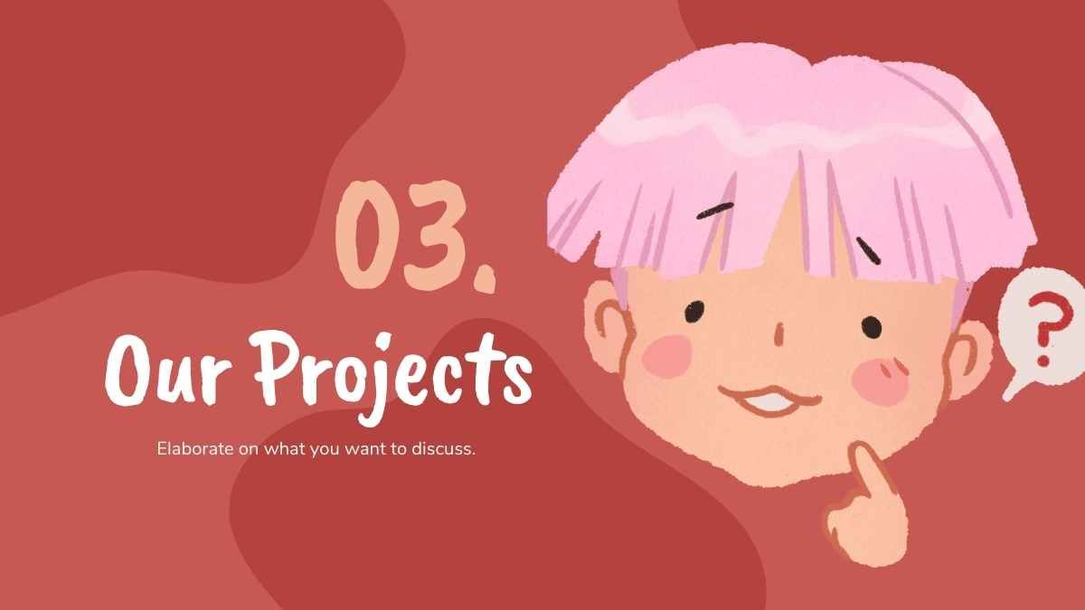 Chibi Anime Characters for Pre-K Slides - slide 13