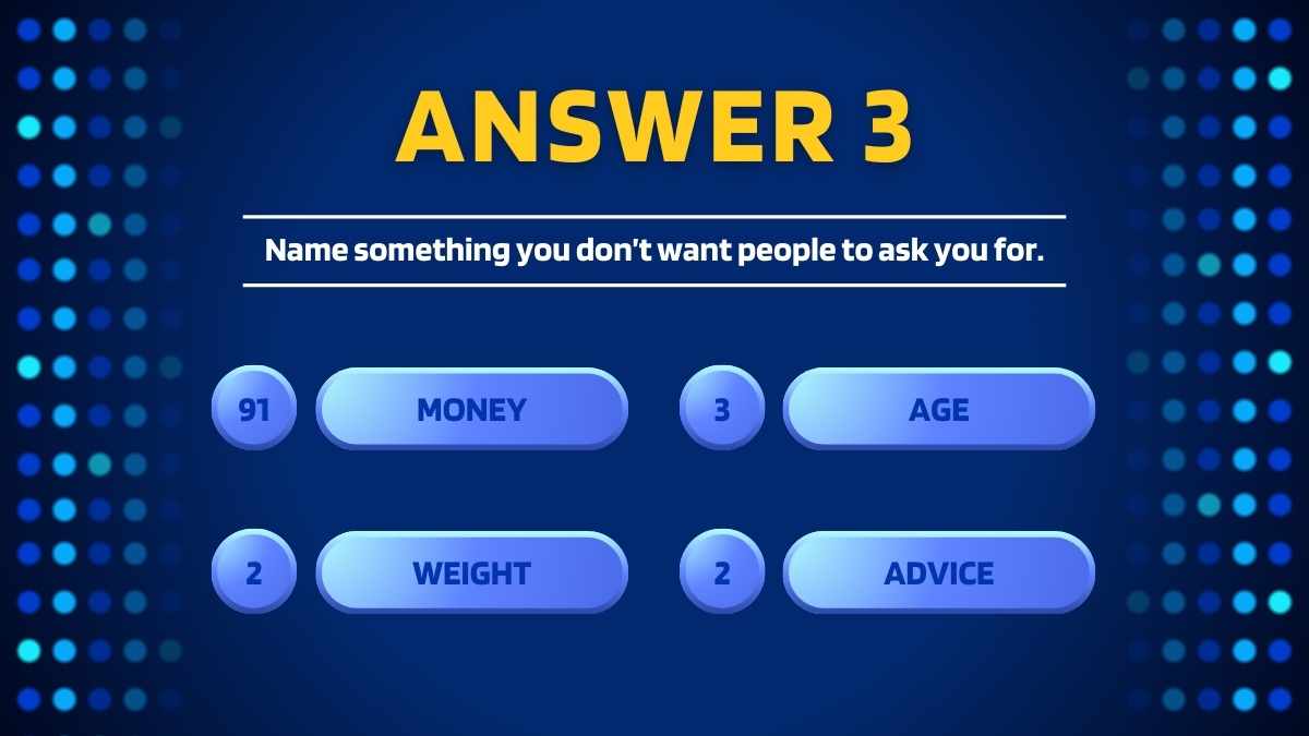 Classic Family Feud Board Background - slide 14