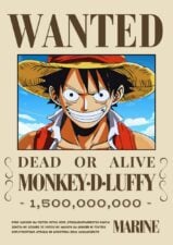 Classic One Piece Wanted Poster