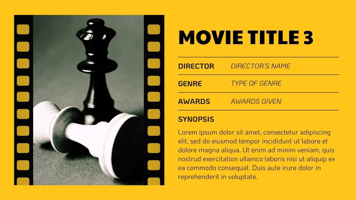 Classic Perfect Slides for a Movie Review Slides - slide 15