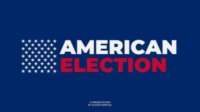 Clean Minimal American Election Slides