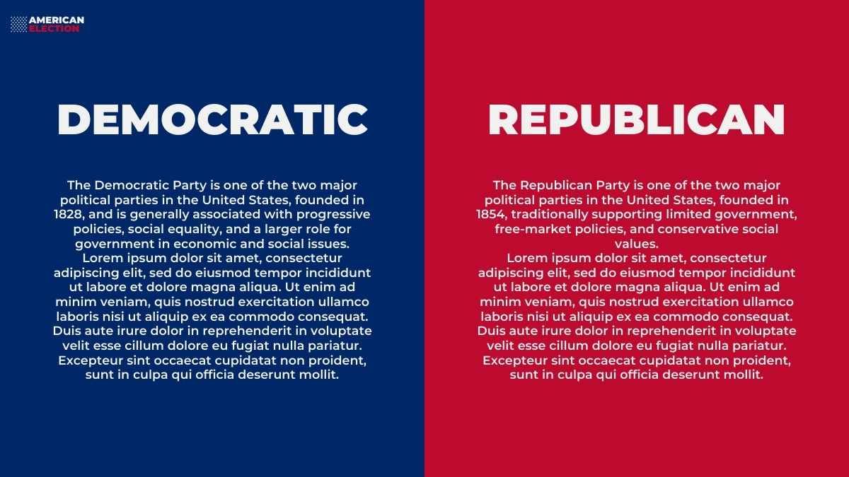 Clean Minimal American Election Slides - slide 11