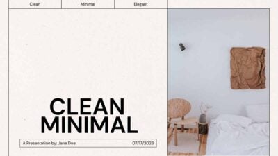 Slide Minimal yang Bersih dan Elegan