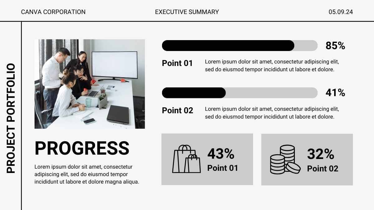 Slide Ringkasan Eksekutif Bisnis Baru yang Estetik - slide 3