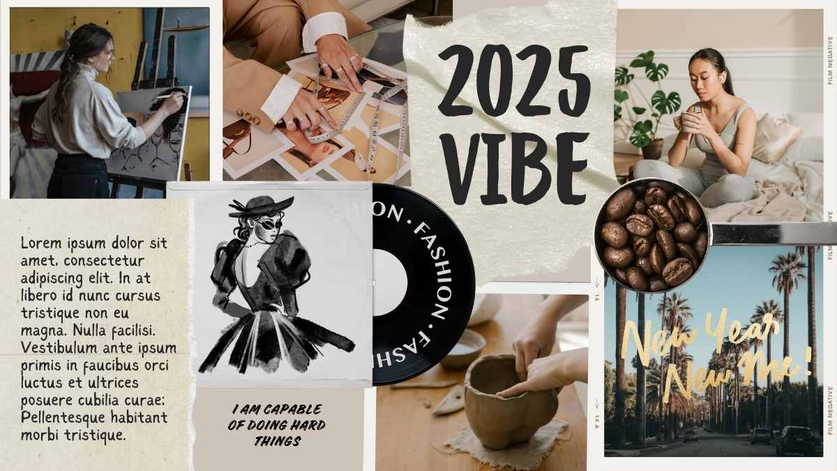 Collage 2025 New Year Vision Board - slide 5