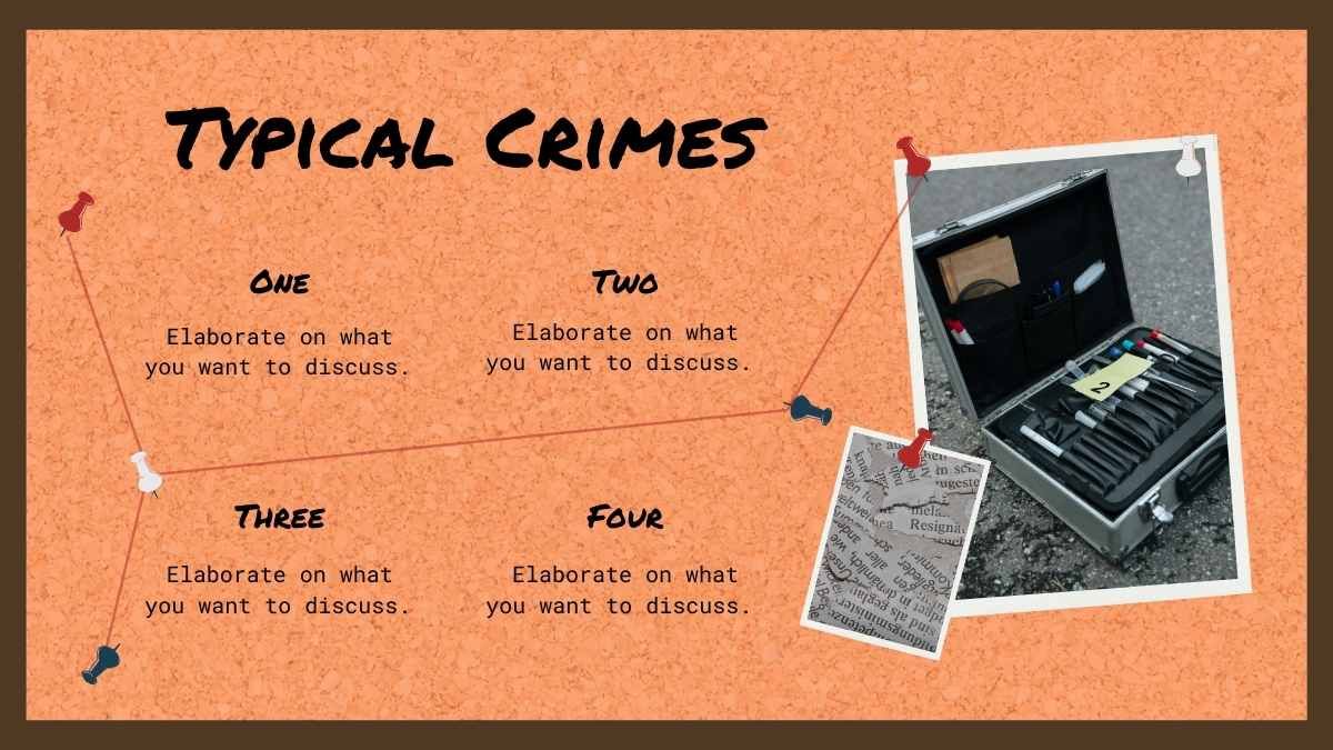 Collage Crime Board Slides - diapositiva 8