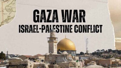 Collage Gaza War Israel-Palestine Conflict Slides