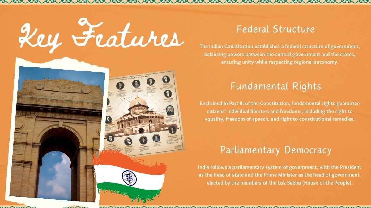 Collage Indian Constitution Slides - slide 9