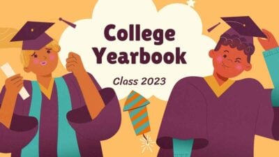 Illustrated College Yearbook Slides