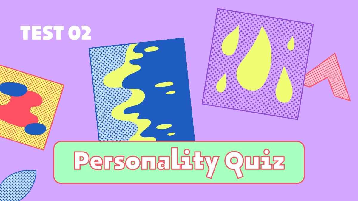 Abstract Interactive Personality Quiz Slides - slide 12