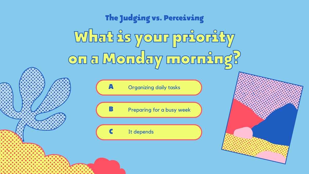 Plantillas Interactivas de Quiz de Personalidad Abstracta - diapositiva 15