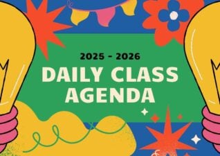 Slides Carnival Google Slides and PowerPoint Template Colorful Daily Class Agenda 2