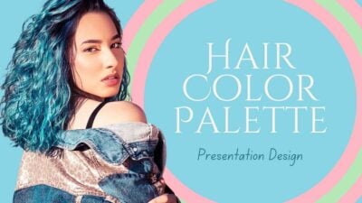 Palet Warna Rambut yang Ceria