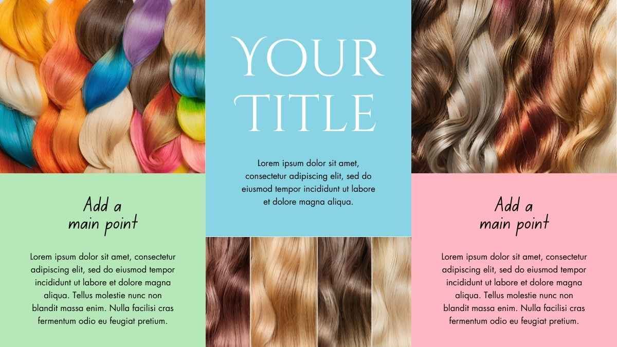 Colorful Hair Color Palette - slide 6