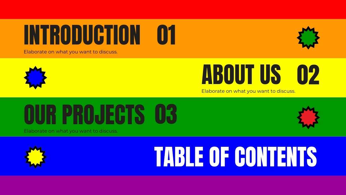 Colorful Happy Pride Celebration Slides - slide 3