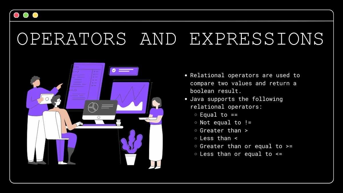 Cool Colorful Introduction to Java Programming for High School - slide 10