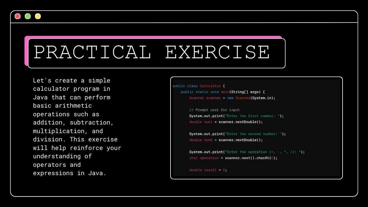 Cool Colorful Introduction to Java Programming for High School - diapositiva 13