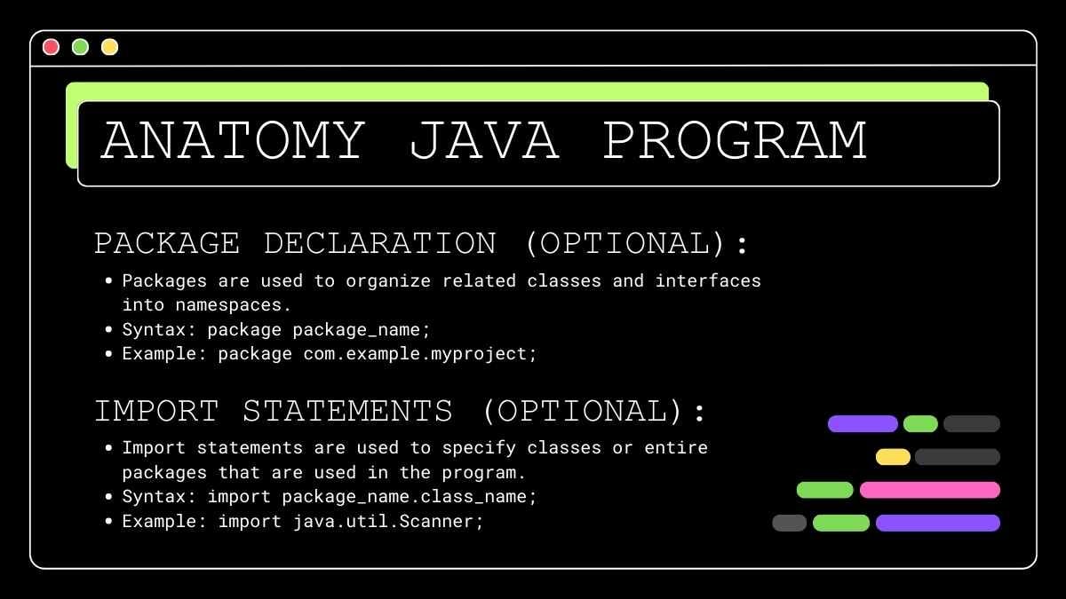 Cool Colorful Introduction to Java Programming for High School - slide 6