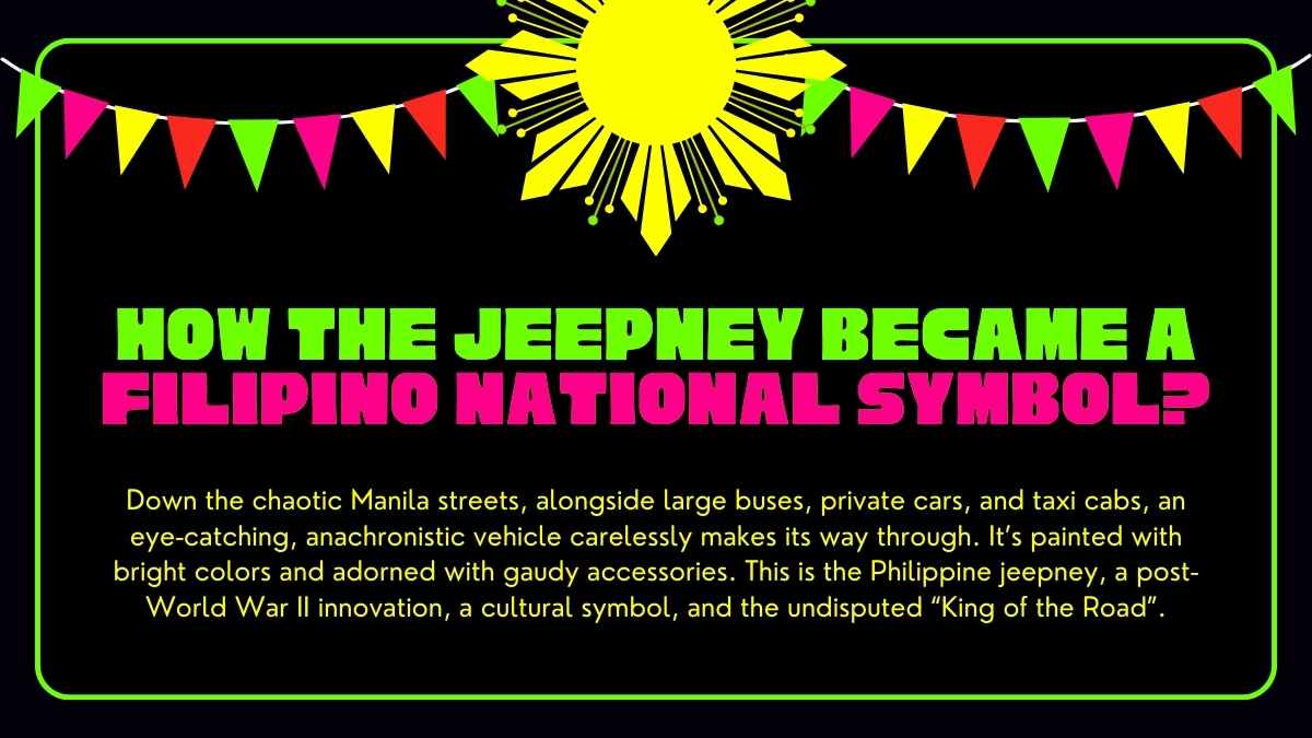 Colorful Jeepney Neon Signs Slides - slide 5