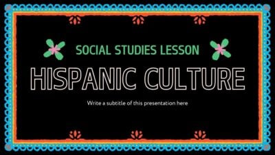 Slides Carnival Google Slides and PowerPoint Template Colorful Social Studies Lesson Hispanic Culture 1