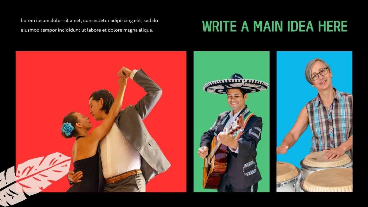 Colorful Social Studies Lesson: Hispanic Culture - slide 15