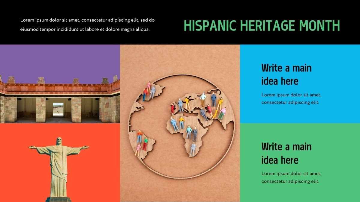 Colorful Social Studies Lesson: Hispanic Culture - slide 5