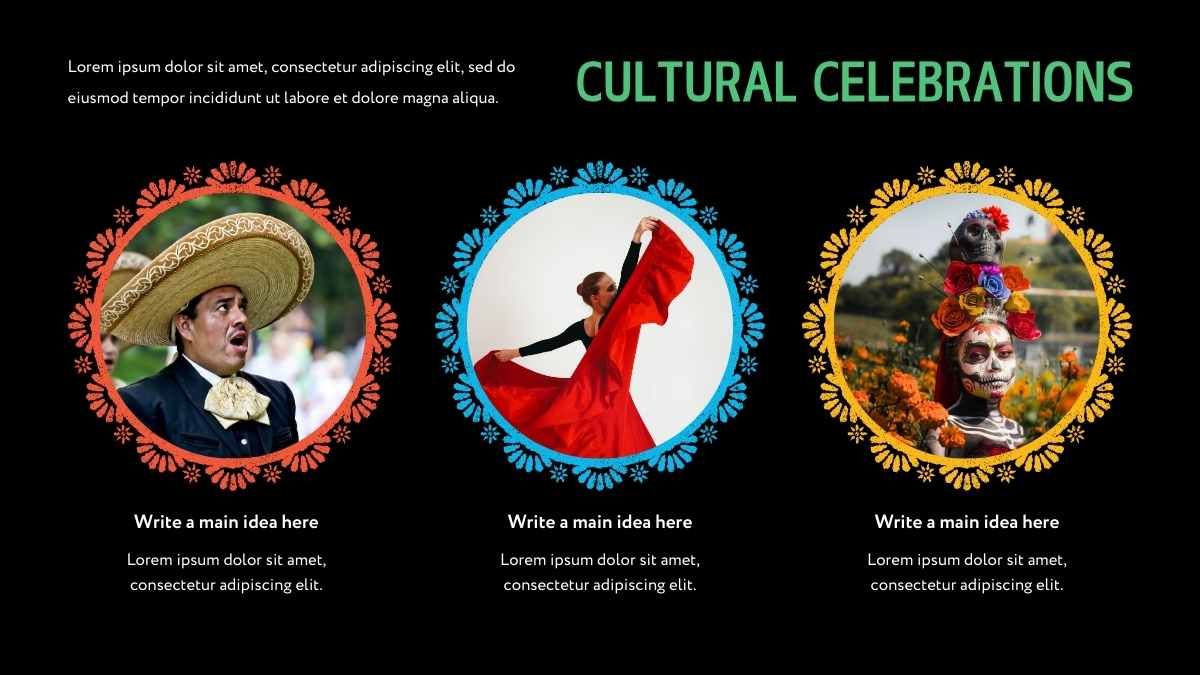 Colorful Social Studies Lesson: Hispanic Culture - slide 6