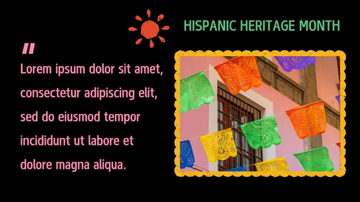 Colorful Social Studies Lesson: Hispanic Culture - slide 7