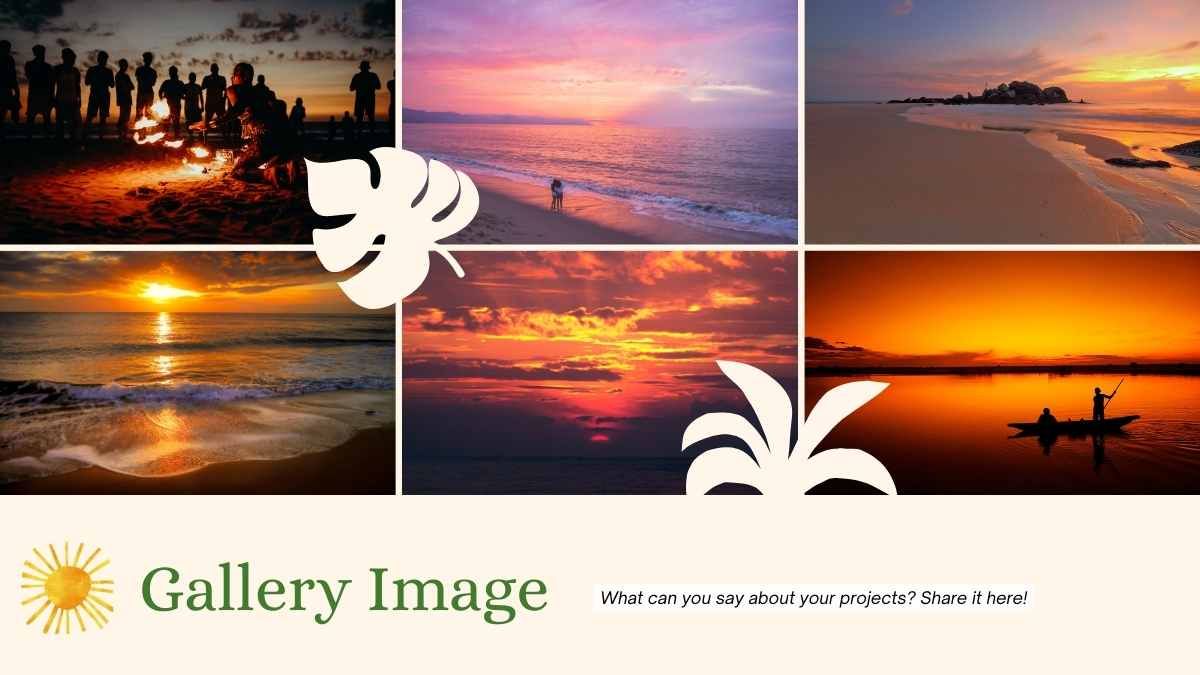 Colorful Sunset Backgrounds for Social Media Slides - diapositiva 10