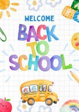 Colorful Welcome Back to School Poster