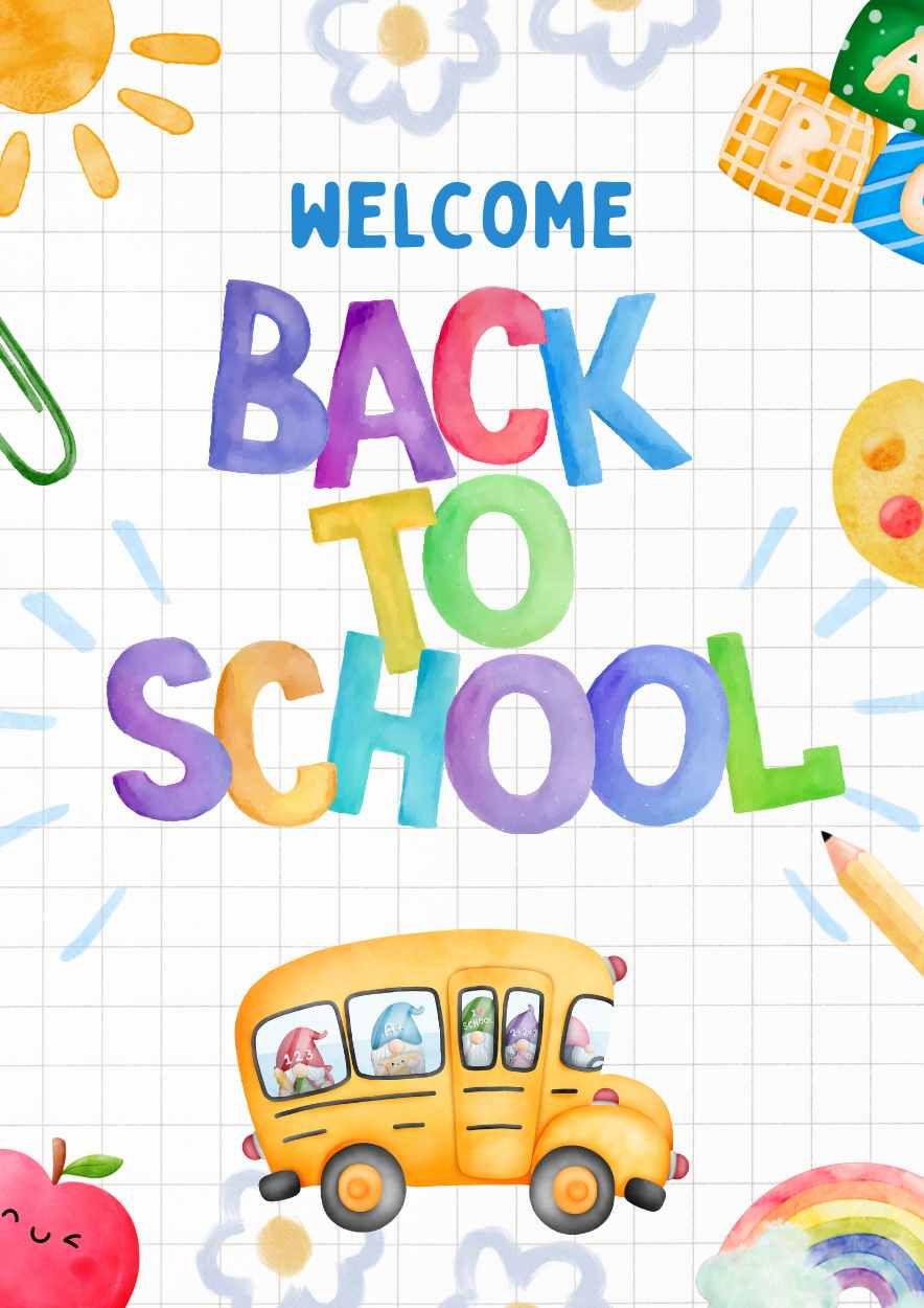 Colorful Welcome Back to School Poster - diapositiva 2