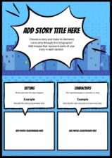 Slides Carnival Google Slides and PowerPoint Template Comic Style Elements of a Story Infographic 2