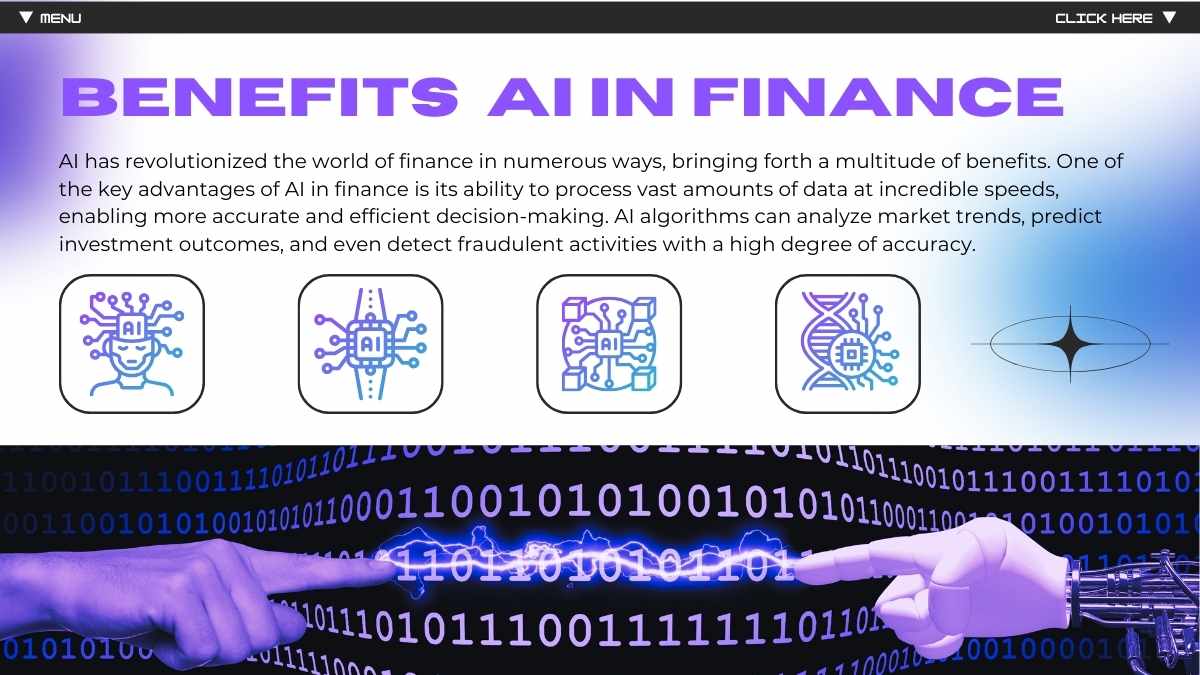 ファイナンスにおけるAIのためのボールドグラデーションピッチデッキ - slide 7