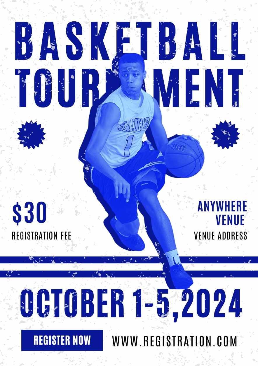 Cool Basketball Tournament Poster - slide 3