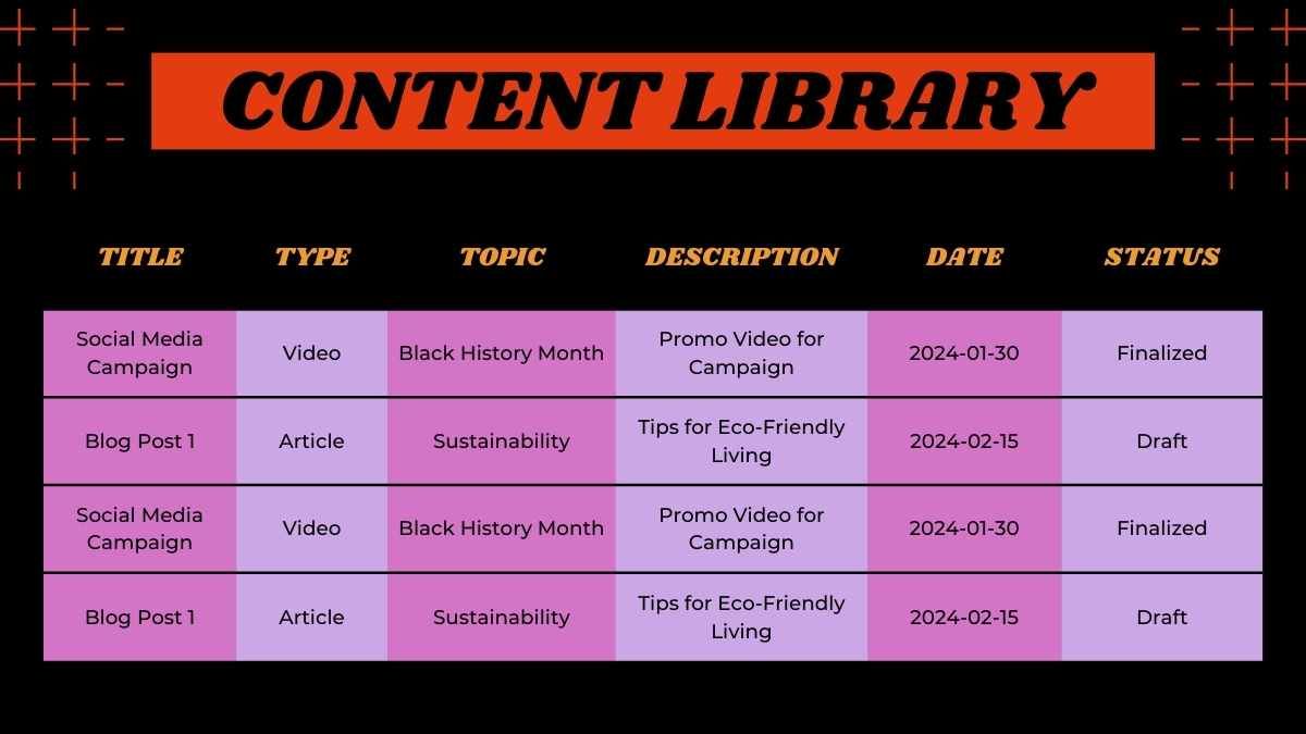 Cool Black History Month Social Media Planner - diapositiva 10