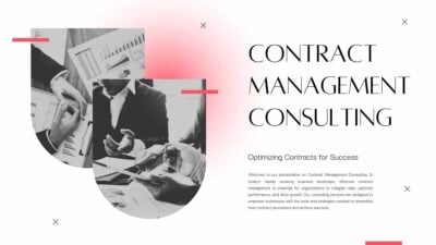 White Contract Management Consulting Slides