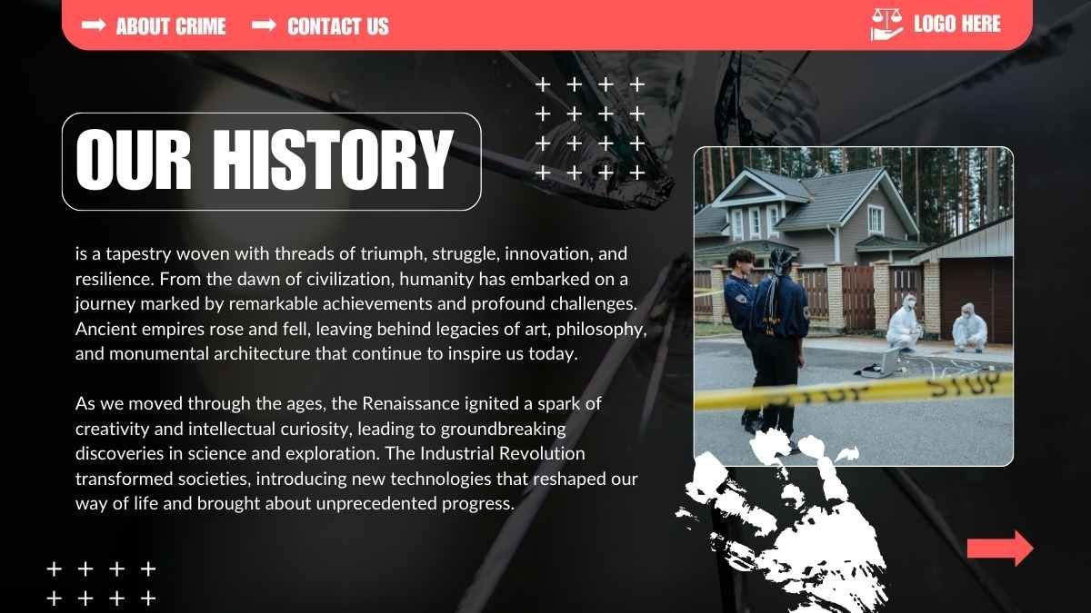 Cool Crime Scene Report Background Slides - slide 15