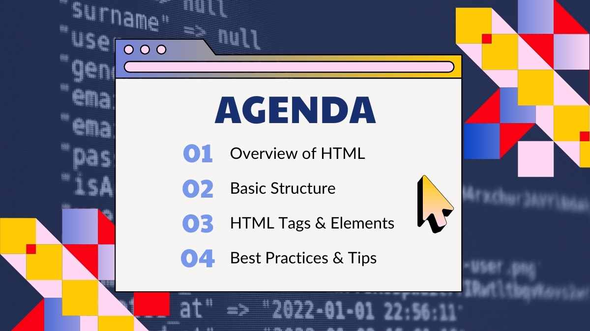 Cool Introduction to HTML Tutorial Slides - slide 2