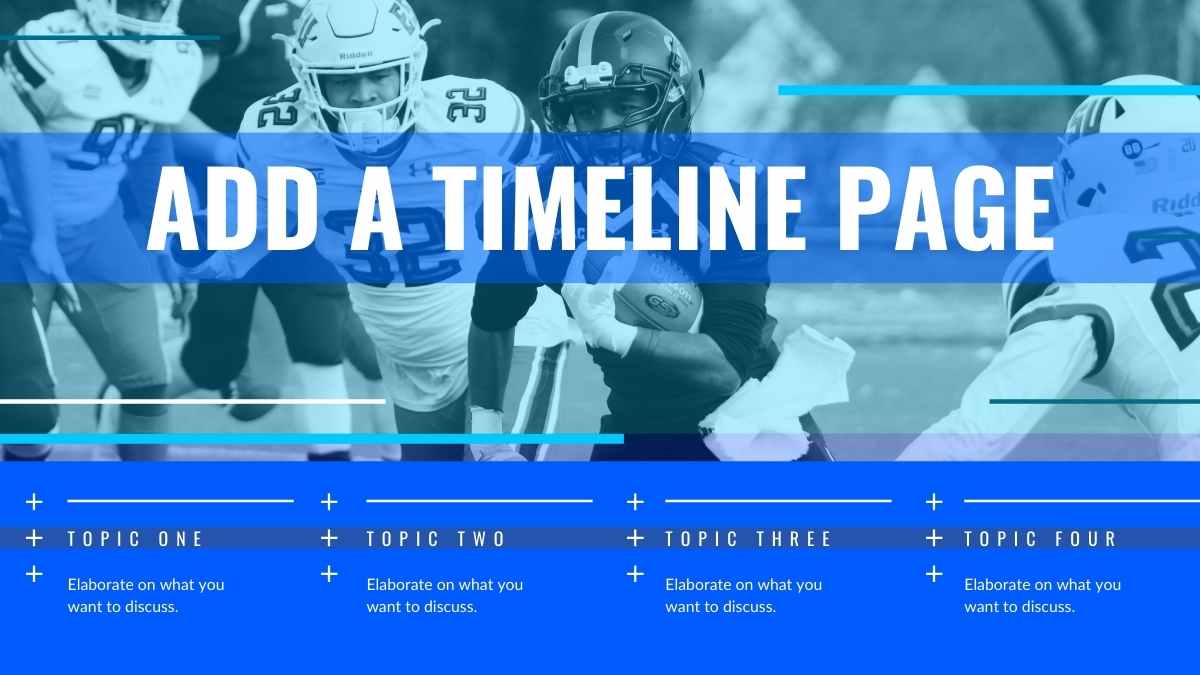 Cool Maximalist American Football Sports Slides - slide 9