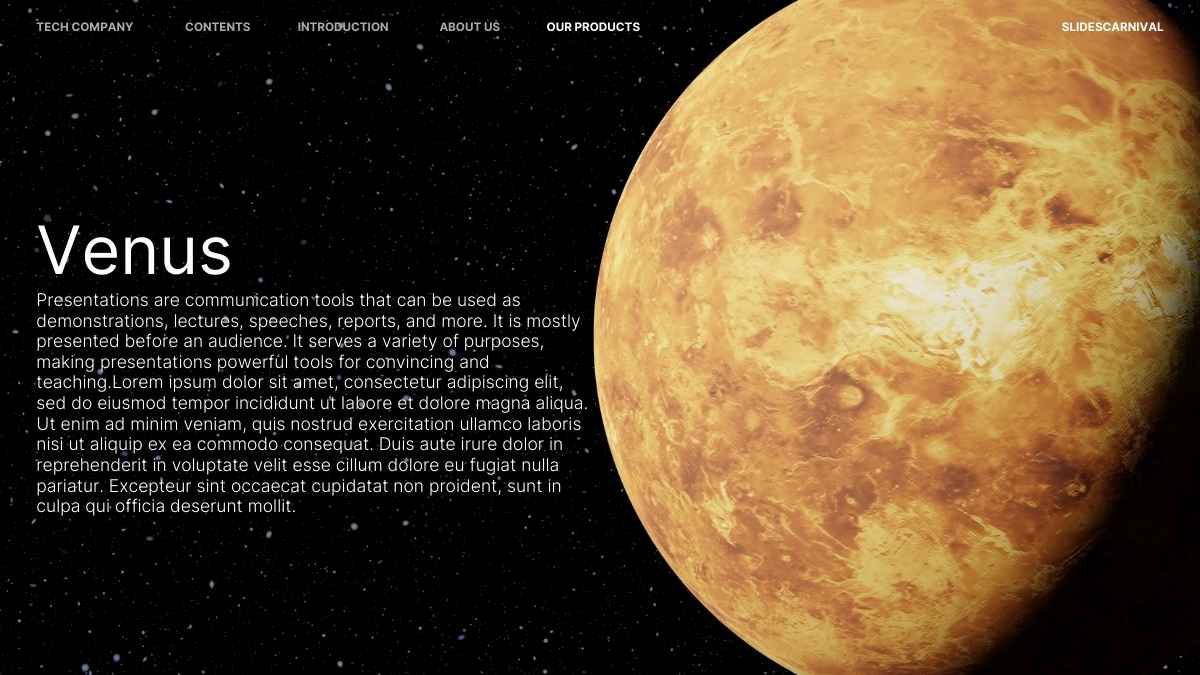 Cool Minimal Morph Space-Themed Background - slide 13