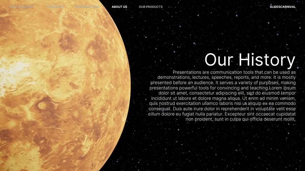 Cool Minimal Morph Space-Themed Background - slide 7