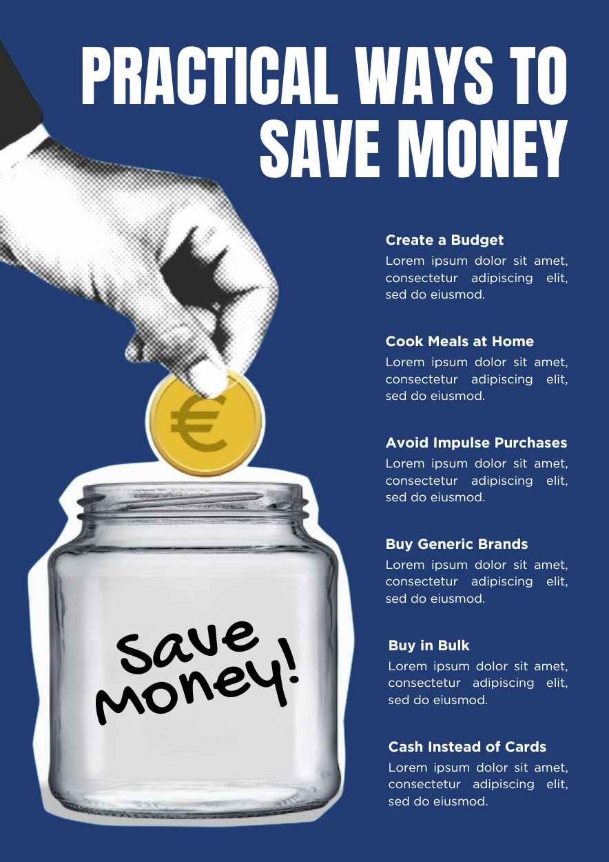 Cool Saving Money Infographic - slide 1