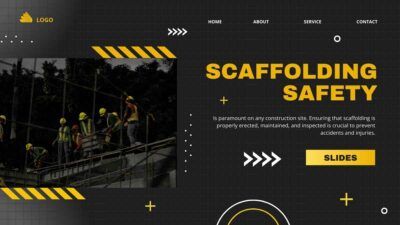 Slides Carnival Google Slides and PowerPoint Template Cool Scaffolding Safety Slides 1
